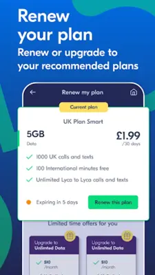 Lyca Mobile UK android App screenshot 7